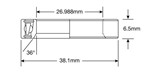 Roulement Enduro B 541 MAX - ABEC 3 MAX (Radial) - 1 1/16''x1,5''x9/32''